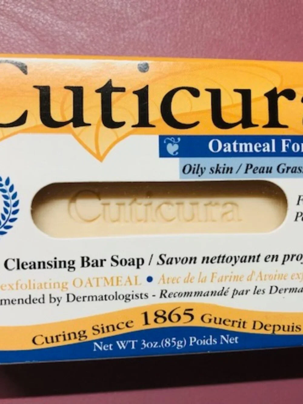 Cuticura Cleansing Bar Soap - Oatmeal Formula